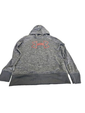 Under Armour Hoodie Women’s S Pullover Gray Fleece Loose Coldgear PREOWNED